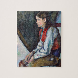 Paul Cezanne - Junge mit roter Weste Puzzle