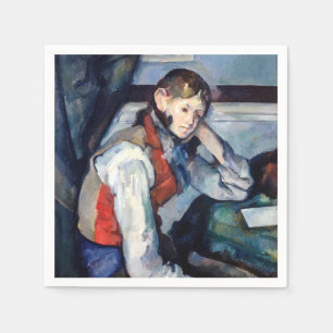 Paul Cezanne - Junge mit roter Weste Serviette