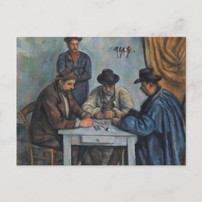 Paul Cezanne | Kartenspieler Postkarte (Vorderseite)