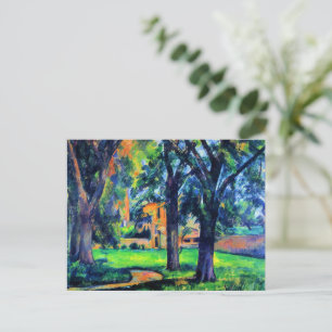 Paul Cezanne - Kastanienbaum und Bauernhof, Postkarte