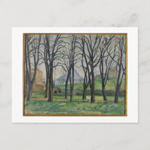 Paul Cezanne Kastanienbäume in Jas de Bouffan, c Postkarte