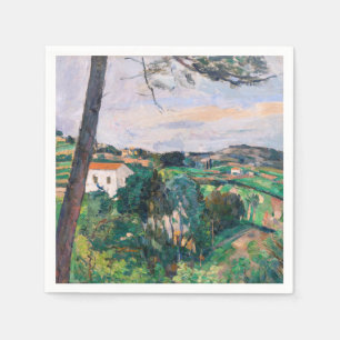 Paul Cezanne - Kiefernbaum in L'Estaque Serviette