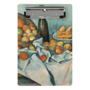 Paul Cezanne Korb mit Äpfeln Vintage Stillleben Mini Klemmbrett