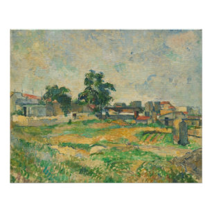 Paul Cezanne   Landschaft in der Nähe von Paris, c Poster