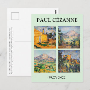 Paul Cezanne - Landschaftsmeisterwerke Auswahl Postkarte