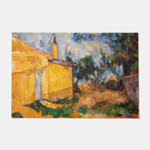 Paul Cezanne - Le Cabanon de Jourdan Fußmatte