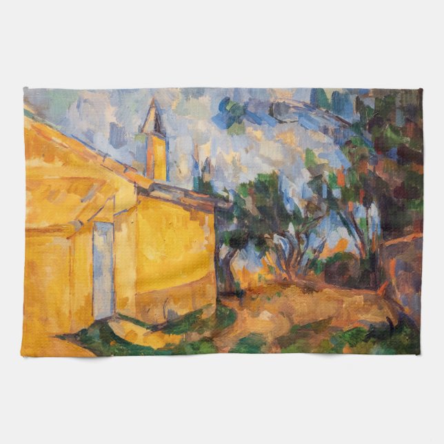 Paul Cezanne - Le Cabanon de Jourdan Geschirrtuch (Horizontal)