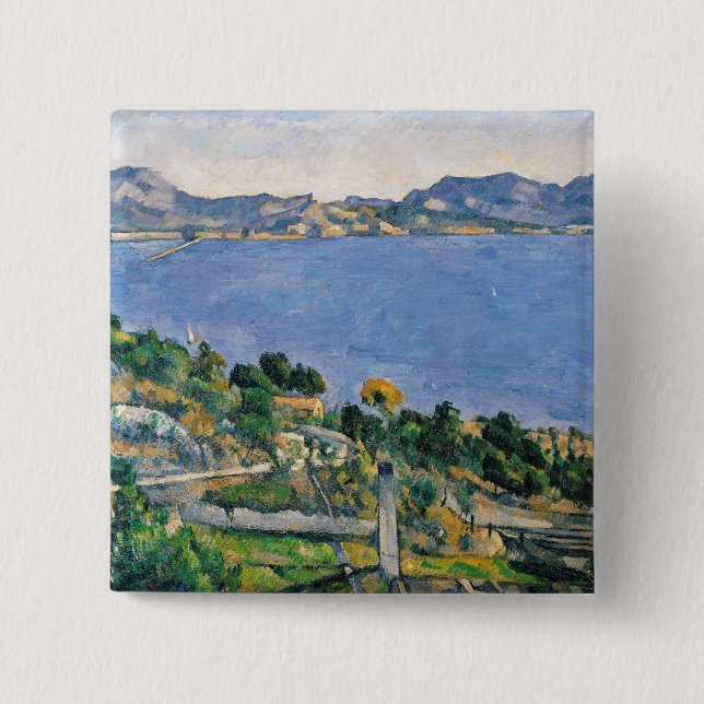 Paul Cezanne | L'Estaque, Ansicht der Bucht von Button (Vorderseite)