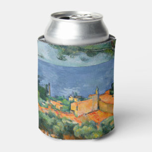 Paul Cezanne - L'Estaque mit roten Dächern Dosenkühler