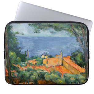 Paul Cezanne - L'Estaque mit roten Dächern Laptopschutzhülle