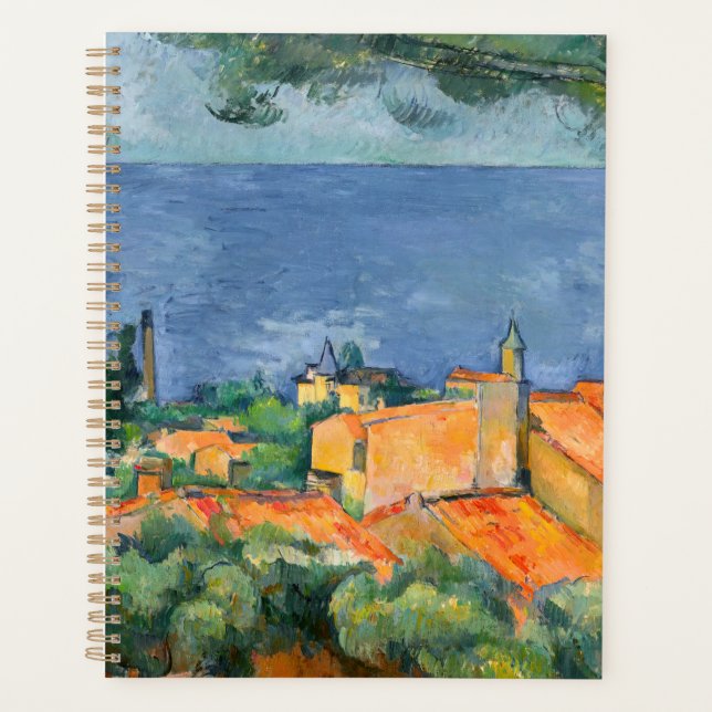 Paul Cezanne - L'Estaque mit roten Dächern Planer (Vorderseite)