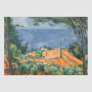 Paul Cezanne - L'Estaque mit roten Dächern Seidenpapier