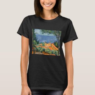 Paul Cezanne - L'Estaque mit roten Dächern T-Shirt