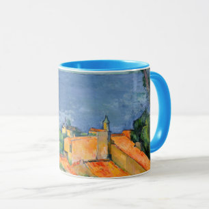 Paul Cezanne - L'Estaque mit roten Dächern Tasse