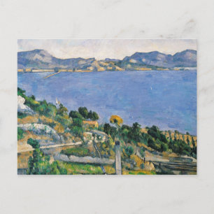 Paul Cezanne   L'Estaque, View of the Bay of Marse Postkarte