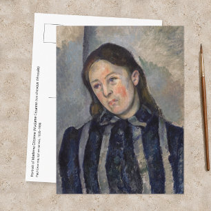 Paul Cezanne - Madame Cezanne mit gelöstem Haar Postkarte