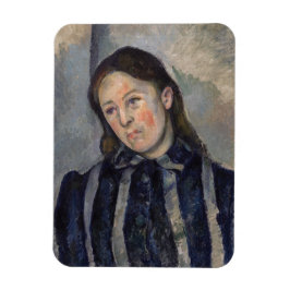 Paul Cezanne - Madame Cezanne mit Loosened Hair Magnet