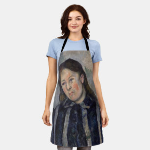 Paul Cezanne - Madame Cezanne mit offenem Haar Schürze