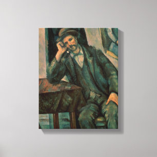 Paul Cezanne   Man raucht ein Rohr Leinwanddruck