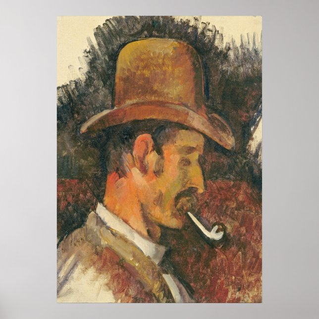 Paul Cezanne | Mann in orientalischer Kostüme, c.1 Poster (Vorne)