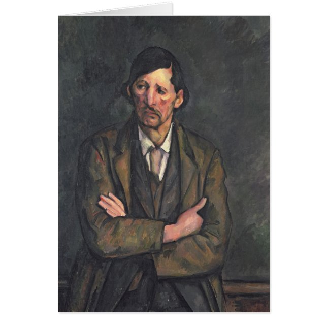 Paul Cezanne | Mann mit Überwaffen, c.1899 (Vorne)