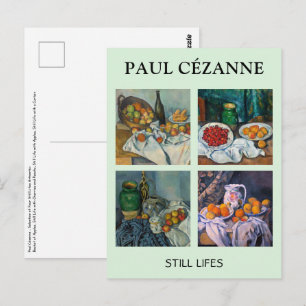 Paul Cezanne - Meisterwerke der Stillleben-Auswah Postkarte