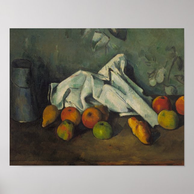 Paul Cezanne - Milk Can and Apples Poster (Vorne)