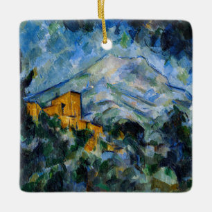 Paul Cezanne - Mont Saint-Victoire & Chateau Noir Keramikornament