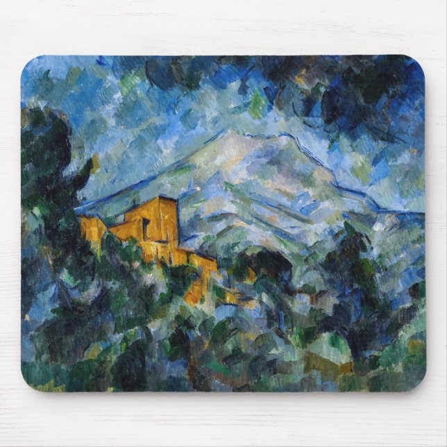 Paul Cezanne - Mont Saint-Victoire & Chateau Noir Mousepad (Vorne)