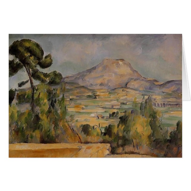 Paul Cezanne- Mont Sainte-Victoire (Vorderseite (Horizontal))
