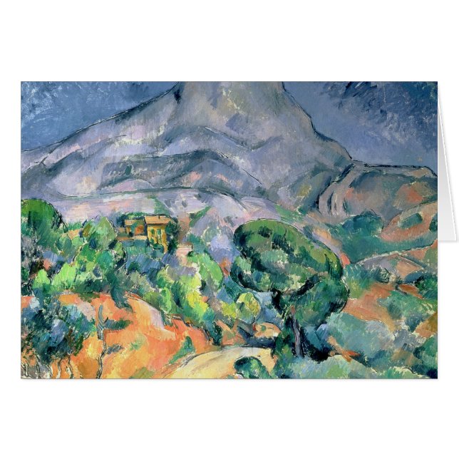 Paul Cezanne | Mont Sainte-Victoire, 1900 (Vorderseite (Horizontal))