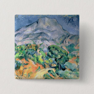 Paul Cezanne   Mont Sainte-Victoire, 1900 Button