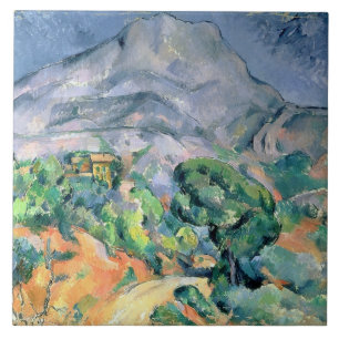 Paul Cezanne   Mont Sainte-Victoire, 1900 Fliese