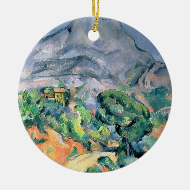 Paul Cezanne | Mont Sainte-Victoire, 1900 Keramikornament (Vorne)