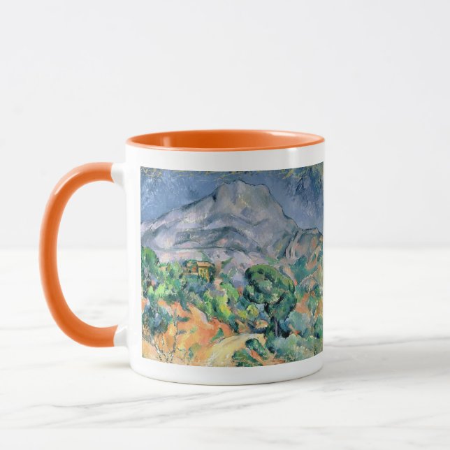 Paul Cezanne | Mont Sainte-Victoire, 1900 Tasse (Links)