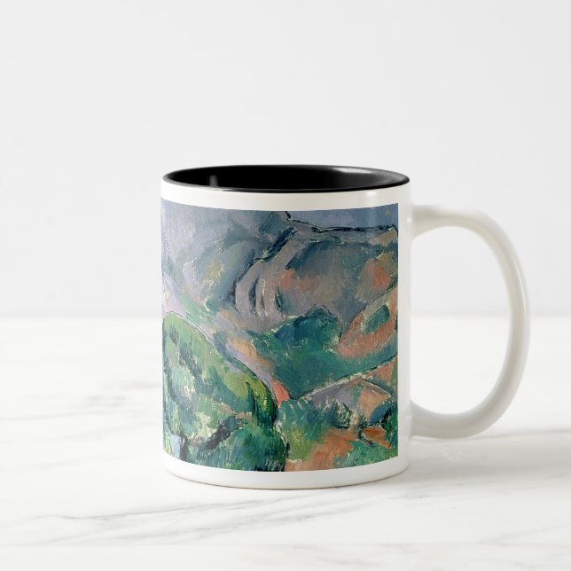 Paul Cezanne | Mont Sainte-Victoire, 1900 Zweifarbige Tasse (Rechts)