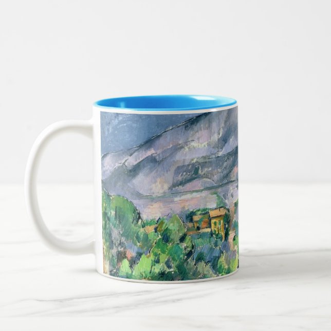 Paul Cezanne | Mont Sainte-Victoire, 1900 Zweifarbige Tasse (Links)