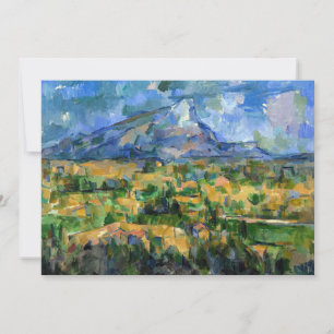 Paul Cezanne - Mont Sainte-Victoire Dankeskarte