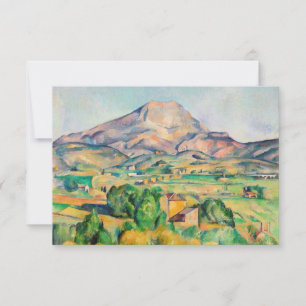 Paul Cezanne - Mont Sainte-Victoire Dankeskarte