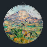 Paul Cezanne - Mont Sainte-Victoire Dartscheibe<br><div class="desc">Mont Sainte-Victoire / La Montagne Sainte-Victoire - Paul Cezanne,  1892-1895</div>