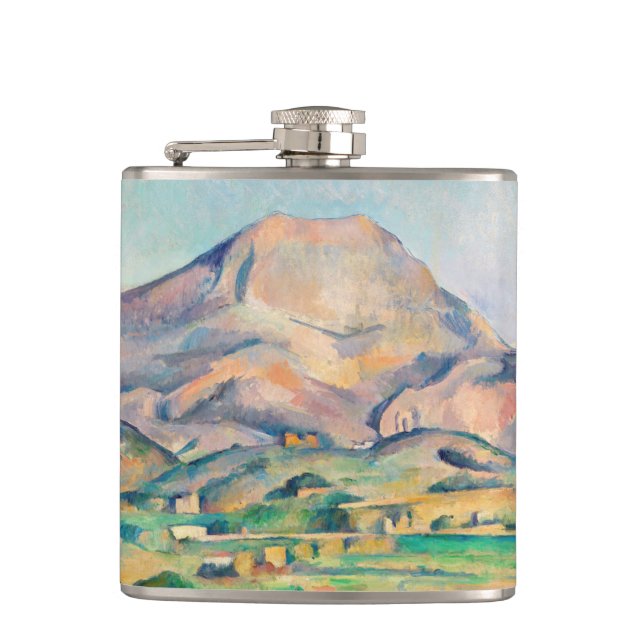 Paul Cezanne - Mont Sainte-Victoire Flachmann (Vorderseite)