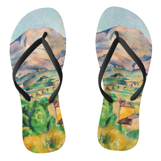 Paul Cezanne - Mont Sainte-Victoire Flip Flops (Fußbett)