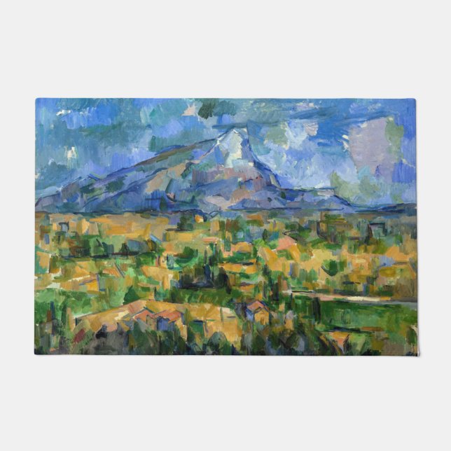Paul Cezanne - Mont Sainte-Victoire Fußmatte (Vorderseite)
