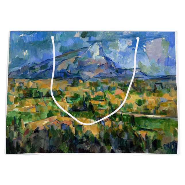 Paul Cezanne - Mont Sainte-Victoire Große Geschenktüte (Vorderseite)
