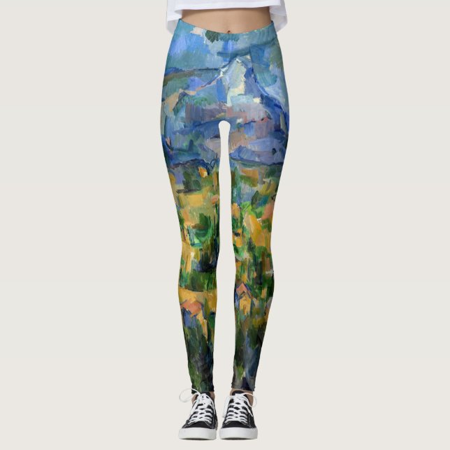Paul Cezanne - Mont Sainte-Victoire Leggings (Vorderseite)