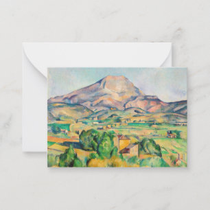 Paul Cezanne - Mont Sainte-Victoire Mitteilungskarte