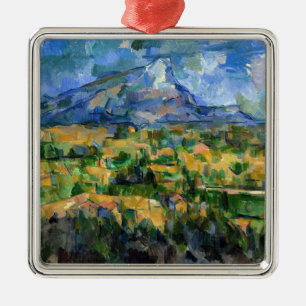 Paul Cezanne - Mont Sainte-Victoire Ornament Aus Metall