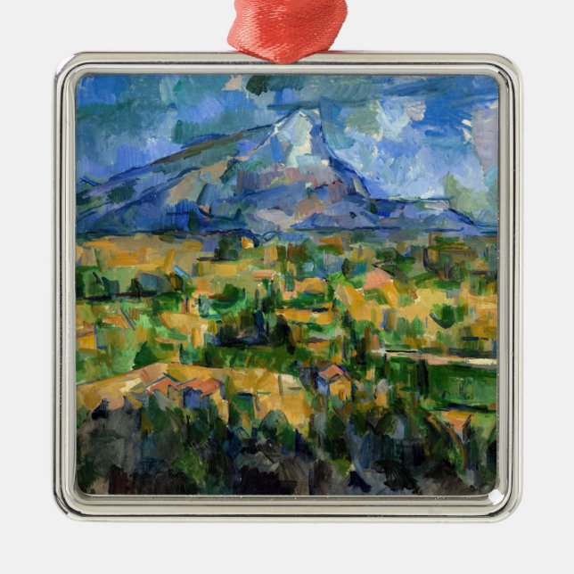 Paul Cezanne - Mont Sainte-Victoire Ornament Aus Metall (Vorne)