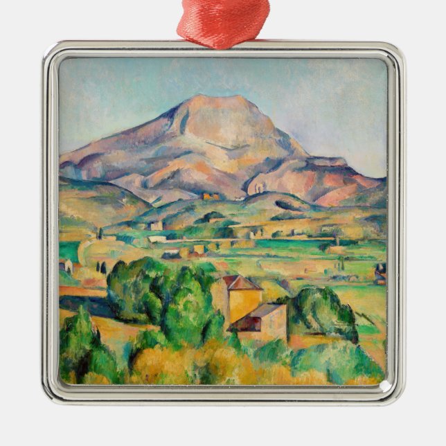Paul Cezanne - Mont Sainte-Victoire Ornament Aus Metall (Vorne)