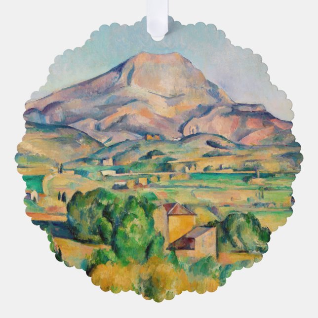 Paul Cezanne - Mont Sainte-Victoire Ornament Karte (Vorderseite)